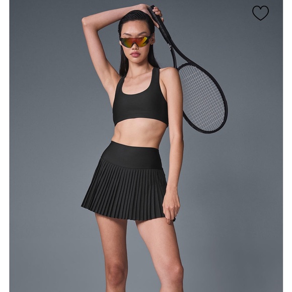 ALO Grand Slam Tennis Skirt Black Size Medium (US 8-10) (skort)